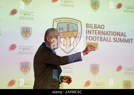 BILBAO. BIFS2020 celebrado en su IV edición en la ciudad de Bilbao en el estadio de San Mames. Intervención de Tite, seleccionador de Brasil. 13-02-2020. (Foto Humberto Bilbao/cordon press) Credit: CORDON PRESS/Alamy Live News Stock Photo