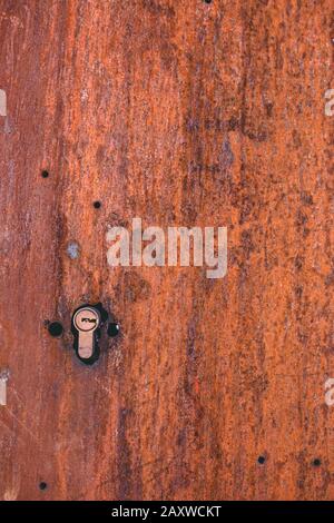 Old rustic grunge wall texture background with space for text or a photo Stock Photo