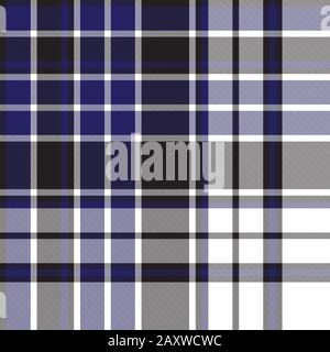 Classic Modern Plaid Tartan Seamless Pattern - This is a classic plaid, checkered, tartan pattern suitable for shirt printing, fabric, textiles Stock Vector