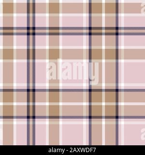 Classic Modern Plaid Tartan Seamless Pattern - This is a classic plaid, checkered, tartan pattern suitable for shirt printing, fabric, textiles Stock Vector