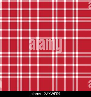 Classic Modern Plaid Tartan Seamless Pattern - This is a classic plaid, checkered, tartan pattern suitable for shirt printing, fabric, textiles Stock Vector