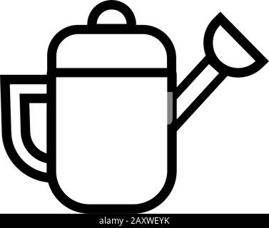 gardener sprinkler pot line style Stock Vector Image & Art - Alamy