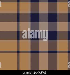 Classic Modern Plaid Tartan Seamless Pattern - This is a classic plaid, checkered, tartan pattern suitable for shirt printing, fabric, textiles Stock Vector