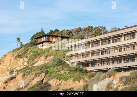 Buildings on the grounds of the Scripps Institute Of Oceanography. La Jolla, CA, USA.