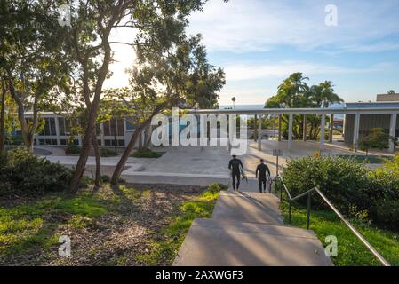 Buildings on the grounds of the Scripps Institute Of Oceanography. La Jolla, CA, USA.