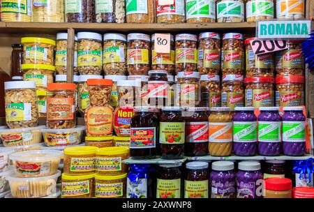 Baguio City, Philippines - December 20, 2019: Pasalubong at Baguio City Market Stock Photo