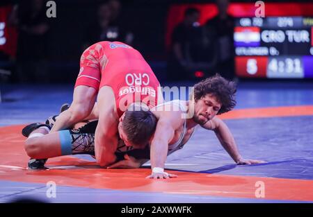 s .  can (tur) category gr 72 kg during Wrestling Greco-Roman European Senior Championship, Roma, Italy, 12 Feb 2020, Contact Sport Wrestling Stock Photo