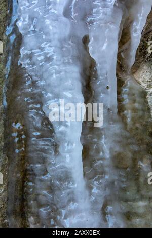 frozen ice abstract background. Stock Photo
