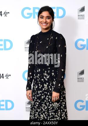 Dinita Gohil attending the Greed special screening held at the Ham Yard Hotel, London Stock Photo