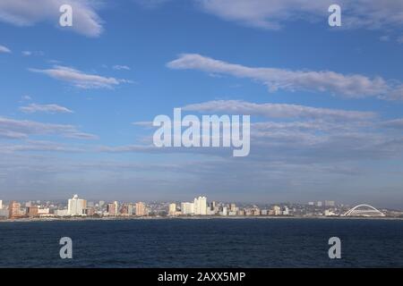 Indian Ocean waterfront, Durban, KwaZulu-Natal Province, South Africa, Africa Stock Photo