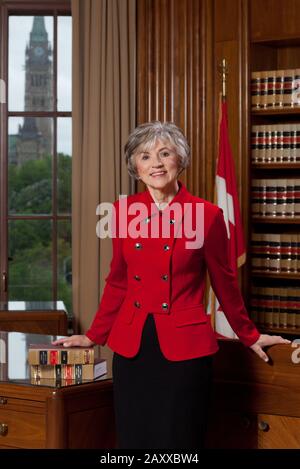 Beverley McLachlin the 17th Chief Justice of Canada and the longest serving in Canadian History Stock Photo Alamy