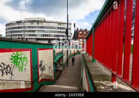 Underpass or pedestrian subway, Birmingham city centre, UK Stock Photo