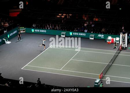 Voorstel Nuttig Verdienen 13 february 2020 Rotterdam, The Netherlands Tennis ABN Amro ATP Tournament  overzicht Stock Photo - Alamy