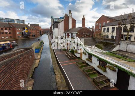 Birmingham Canal Old Line, Birmingham, UK Stock Photo