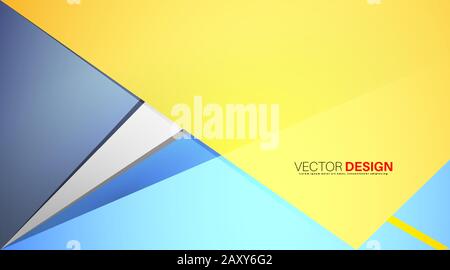 Vector material design background. The concept of creative abstract graphic layout Stock Vector