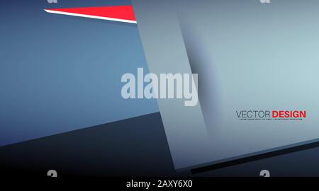 Vector material design background. The concept of creative abstract graphic layout Stock Vector