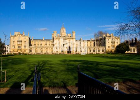 The New Court of St.John's College, Cambridge, England Stock Photo