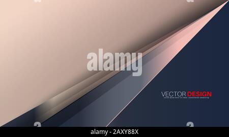 Vector material design background. The concept of creative abstract graphic layout Stock Vector