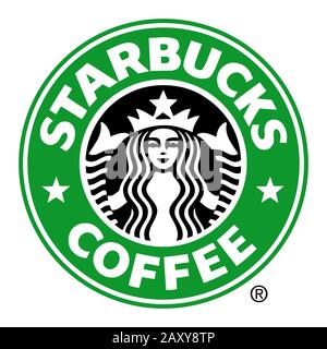 Starbucks Coffee logo Stock Photo