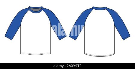 mockup kaos raglan