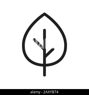 leaf icon illustration Stock Vector