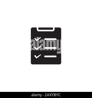 checklist vector icon illustration Stock Vector