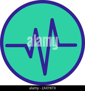 landslide Icon vector. Isolated contour symbol illustration Stock Vector