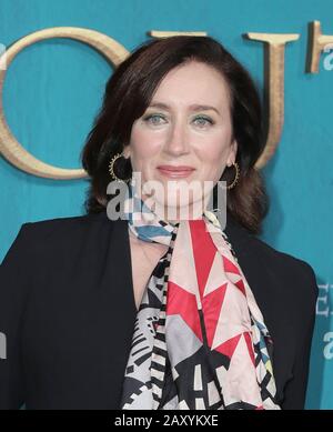 Hollywood, USA. 13th Feb, 2020. Maria Doyle Kennedy walking the red carpet at the Starz Premiere Event For 'Outlander' Season 5 held at Hollywood Palladium on February 13, 2020 in Hollywood, California USA (Photo by Parisa Afsahi/Sipa USA) Credit: Sipa USA/Alamy Live News Stock Photo