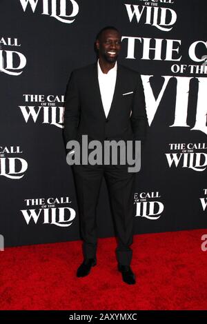 Los Angeles, California, USA. 13th February, 2020. Omar Sy 02/13/2020 The World Premiere of 'The Call of the Wild' held at The El Capitan Theatre in Los Angeles, CA Photo by Izumi Hasegawa/HollywoodNewsWire.co Credit: Hollywood News Wire Inc./Alamy Live News Stock Photo