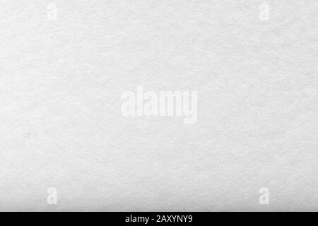 White album cardboard art paper texture. Horizontal rough old textured empty copy space background. Stock Photo