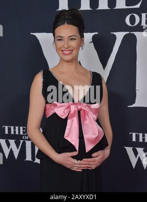 Los Angeles, United States. 13th Feb, 2020. Cast member Cara Gee attends the premiere of the adventure motion picture drama 'The Call of the Wild' at the El Capitan Theatre in the Hollywood section of Los Angeles on Thursday, February 13, 2020. Storyline: Buck, a big-hearted dog whose blissful domestic life is turned upside down when he is suddenly uprooted from his California home and transported to the wilds of the CanadianYukon during the Gold Rush of the 1890s. Photo by Jim Ruymen/UPI Credit: UPI/Alamy Live News Stock Photo