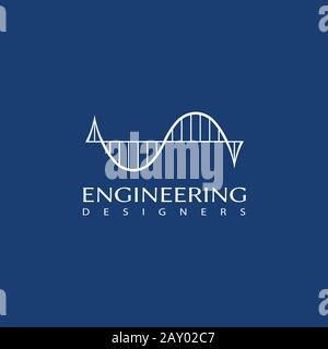 Engineering Curve bending moment diagram Calculation Design Stock Vector