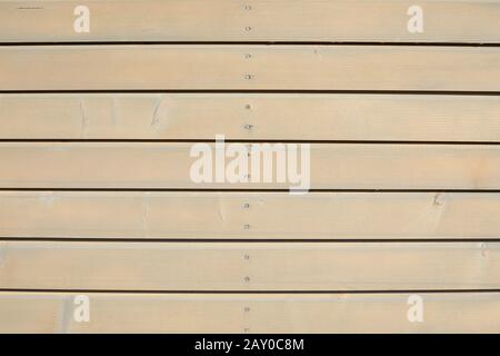 Wooden texture background with horizontal planks in sunlight Stock Photo