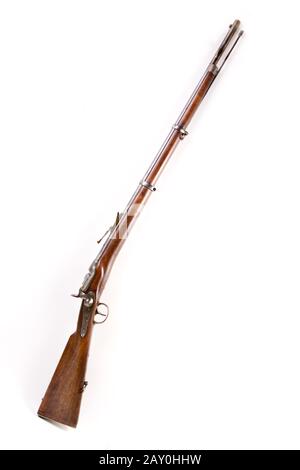 Werndl Infantry and Hunter Rifle with Hunter Bracket 1867 * Werndl infantry and hunterrifle 1867 Stock Photo