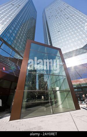 The new Deutsche Bank headquarters Stock Photo