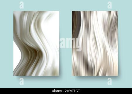 Liquid marble texture. Fluid art. Applicable for design cover, presentation, invitation, flyer, annual report, poster and business card, desing Stock Vector