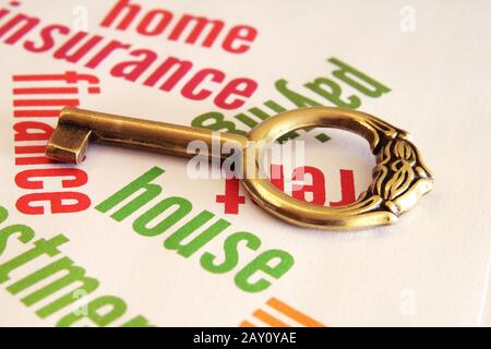 Home and key concept Stock Photo