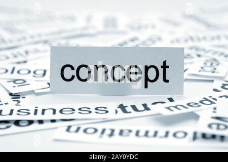 Concept word cloud Stock Photo