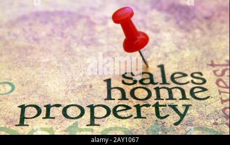 Sales home property Stock Photo