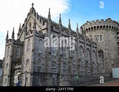 Dublin Castle in Dublin, Ireland Stock Photo