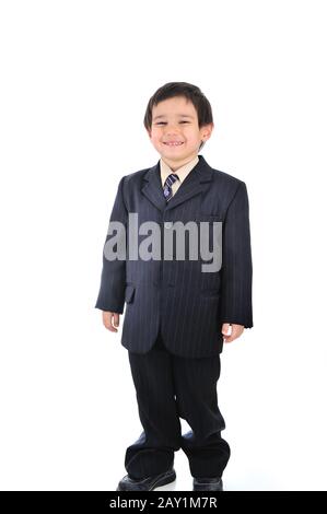 Very young future businessman Stock Photo