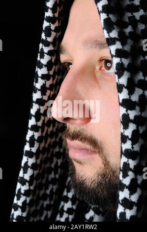 Religious arabic man Stock Photo