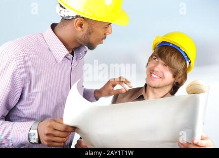 young engineers Stock Photo
