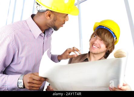 young engineers Stock Photo