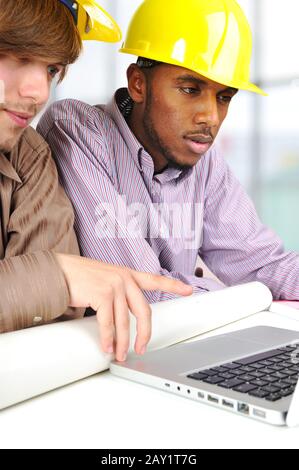 young engineers Stock Photo