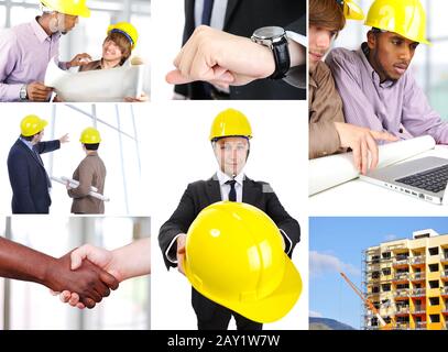 Business people on work place Stock Photo