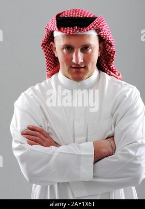 Middle Eastern man portrait Stock Photo