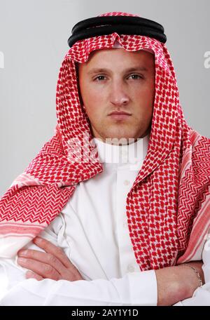 Arabic man portrait Stock Photo