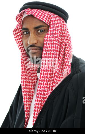 Portrait of an arab man, Sheikh Stock Photo