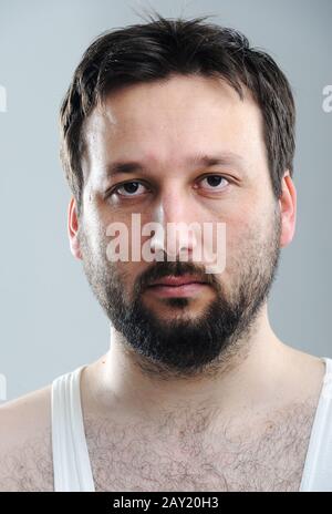 Portrait of young man smiling Stock Photo